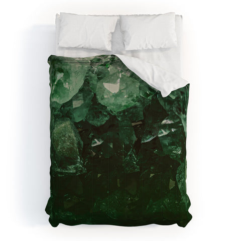 Leah Flores Emerald Gem Comforter