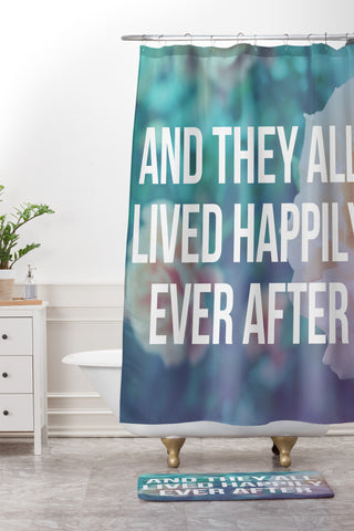 Leah Flores Ever After Shower Curtain And Mat