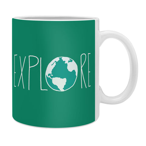 Leah Flores Explore The Globe Coffee Mug