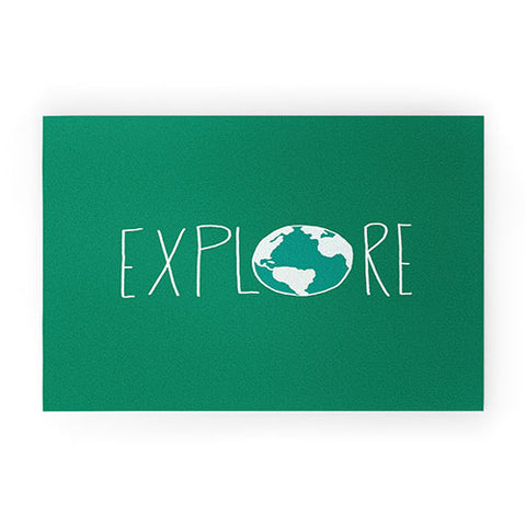 Leah Flores Explore The Globe Welcome Mat