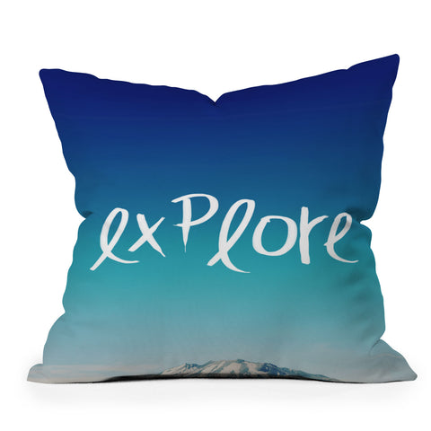 Leah Flores Explore Throw Pillow