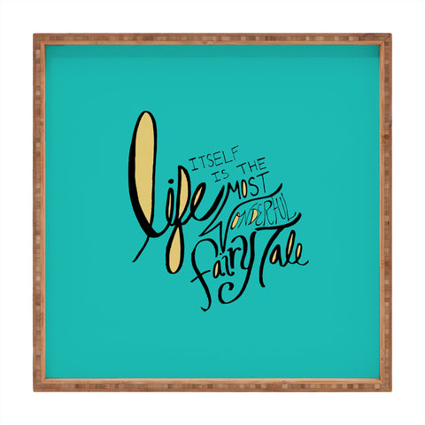 Leah Flores Fairy Tale Square Tray