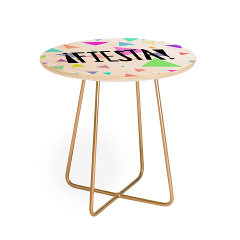 Leah Flores Fiesta Time Round Side Table