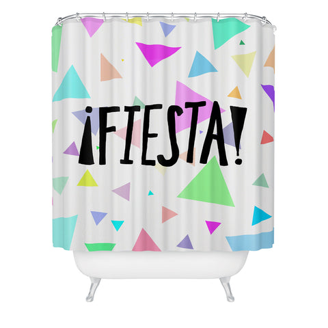 Leah Flores Fiesta Time Shower Curtain