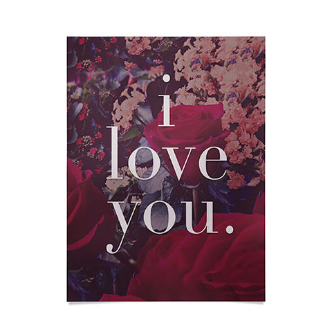 Leah Flores Floral Love Poster