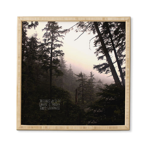 Leah Flores Forest Universe Framed Wall Art