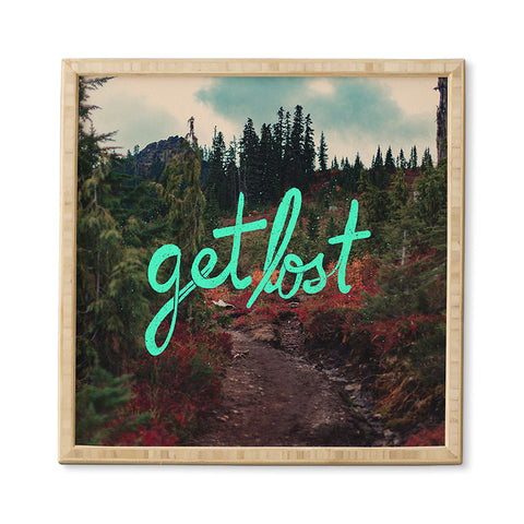 Leah Flores Get Lost in the Pacific Northwest Framed Wall Art