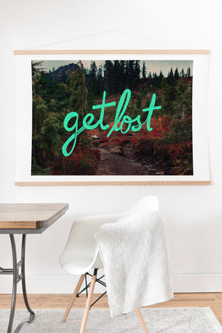 Leah Flores Get Lost in the Pacific Northwest Art Print And Hanger
