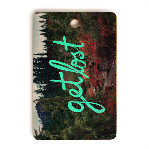Leah Flores Get Lost in the Pacific Northwest Cutting Board Rectangle