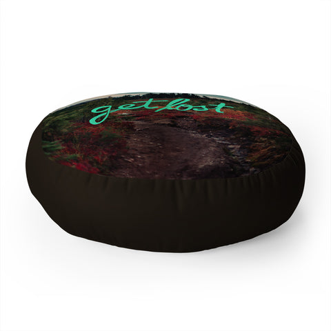Leah Flores Get Lost in the Pacific Northwest Floor Pillow Round