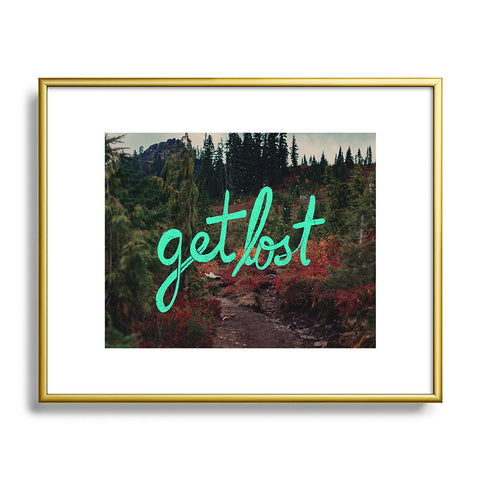 Leah Flores Get Lost in the Pacific Northwest Metal Framed Art Print
