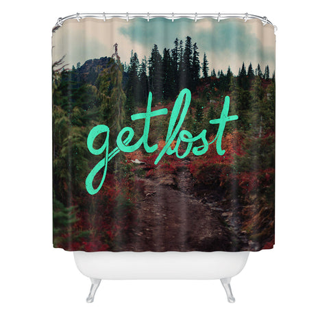 Leah Flores Get Lost in the Pacific Northwest Shower Curtain