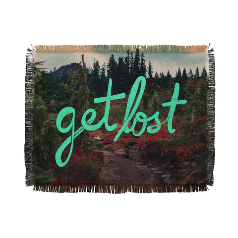Leah Flores Get Lost in the Pacific Northwest Throw Blanket