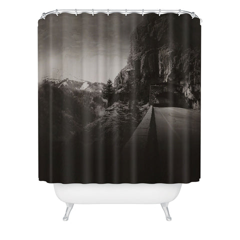 Leah Flores Get Lost Somewhere Shower Curtain