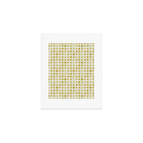 Leah Flores Gold Confetti Art Print