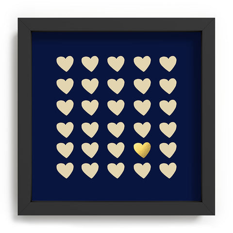 Leah Flores Gold Heart Recessed Framing Square
