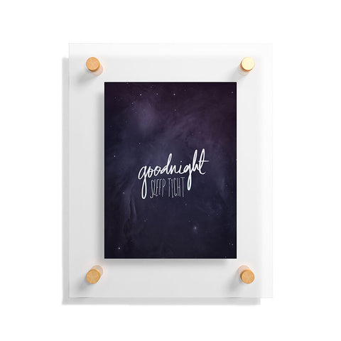 Leah Flores Goodnight Floating Acrylic Print