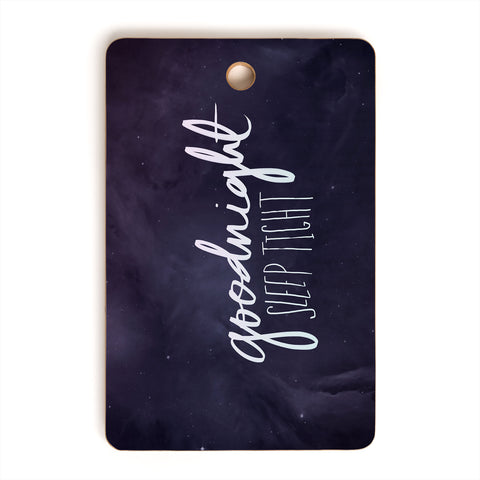 Leah Flores Goodnight Cutting Board Rectangle