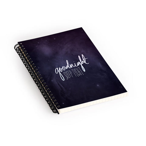 Leah Flores Goodnight Spiral Notebook