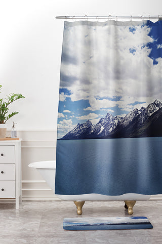 Leah Flores Grand Tetons X Colter Bay Shower Curtain And Mat