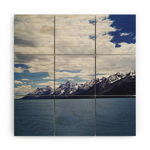 Leah Flores Grand Tetons X Colter Bay Wood Wall Mural