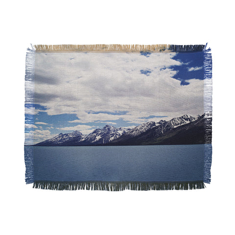 Leah Flores Grand Tetons X Colter Bay Throw Blanket