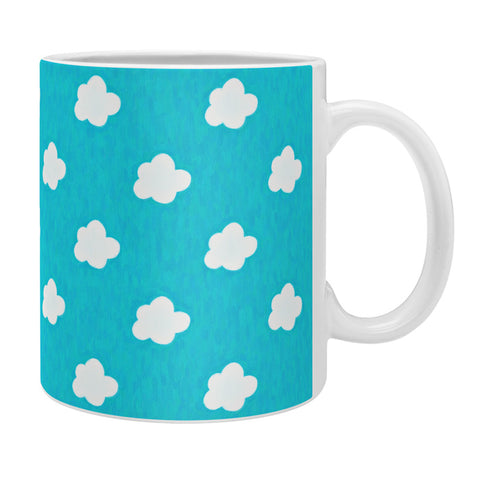 Leah Flores Happy Little Clouds Coffee Mug