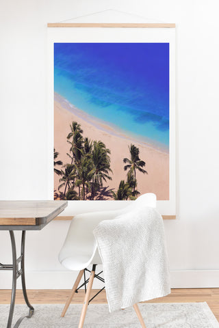 Leah Flores Hawaii Beach Art Print And Hanger