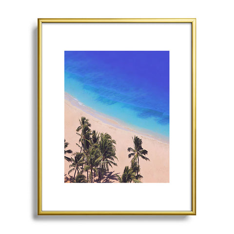 Leah Flores Hawaii Beach Metal Framed Art Print