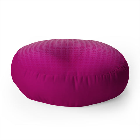 Leah Flores Heart Attack Floor Pillow Round
