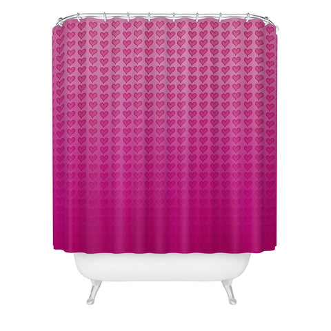 Leah Flores Heart Attack Shower Curtain
