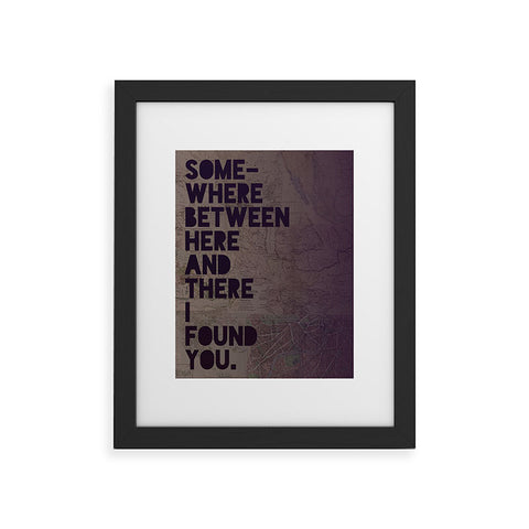 Leah Flores Here And There One Framed Art Print