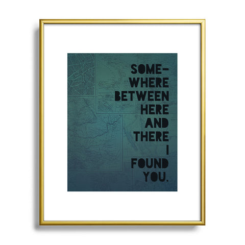 Leah Flores Here And There Two Metal Framed Art Print
