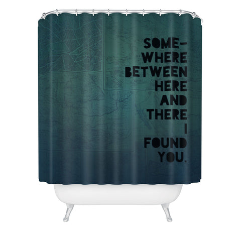 Leah Flores Here And There Two Shower Curtain