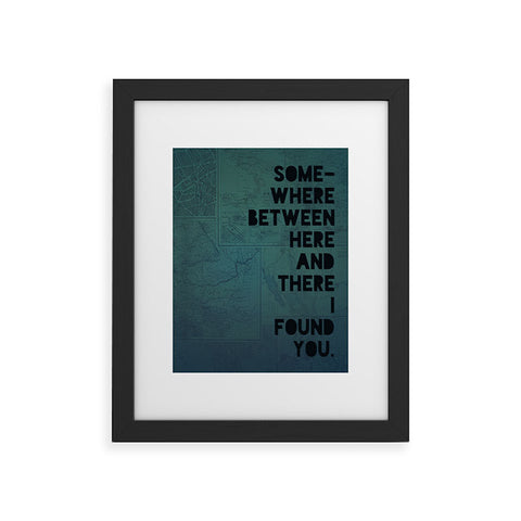 Leah Flores Here And There Two Framed Art Print