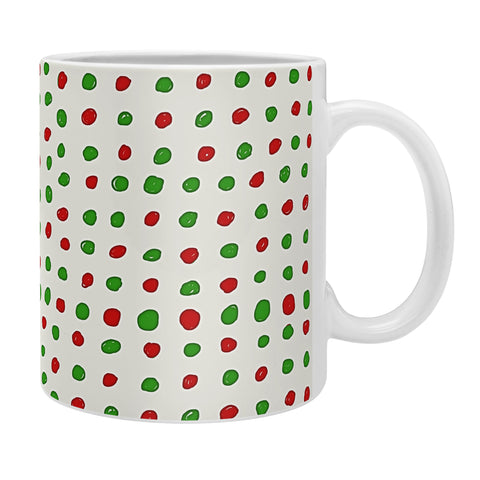 Leah Flores Holiday Polka Dots Coffee Mug