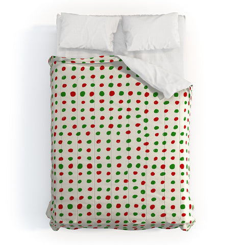 Leah Flores Holiday Polka Dots Comforter
