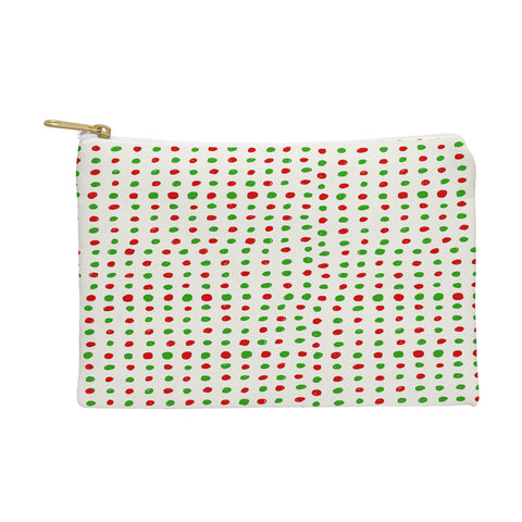 Leah Flores Holiday Polka Dots Pouch