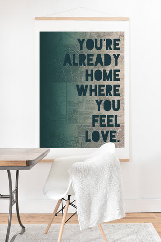 Leah Flores Home 1 Art Print And Hanger