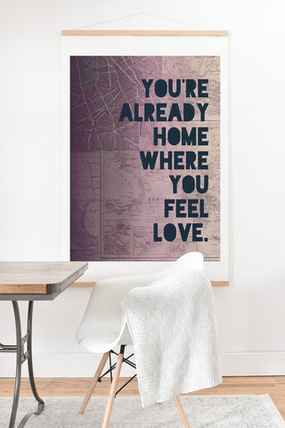 Leah Flores Home 2 Art Print And Hanger