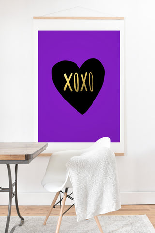 Leah Flores I Love You Like XO Art Print And Hanger