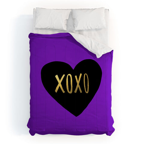 Leah Flores I Love You Like XO Comforter