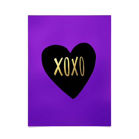 Leah Flores I Love You Like XO Poster