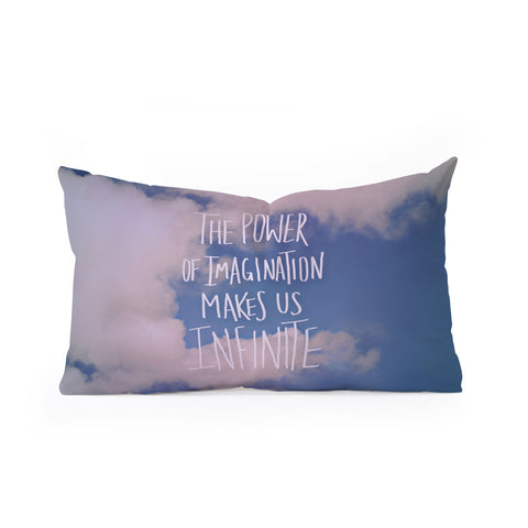 Leah Flores Imagination Power Oblong Throw Pillow