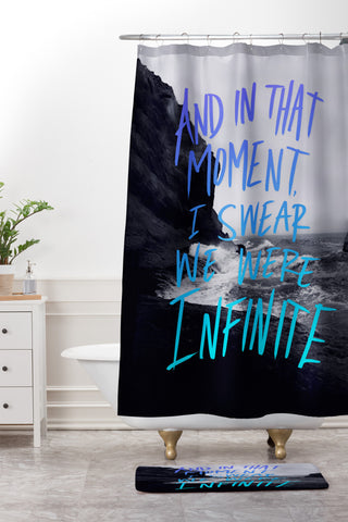 Leah Flores Infinite Shower Curtain And Mat