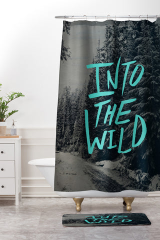 Leah Flores Into The Wild 3 Shower Curtain And Mat