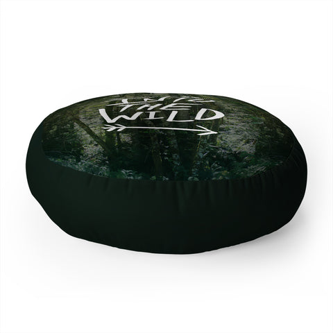 Leah Flores Into The Wild Floor Pillow Round