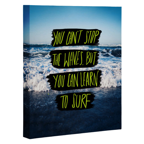Leah Flores Learn To Surf Art Canvas