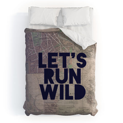 Leah Flores Lets Run Wild X Maps Comforter