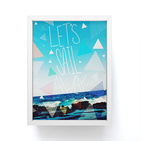 Leah Flores Lets Sail Away Framed Mini Art Print